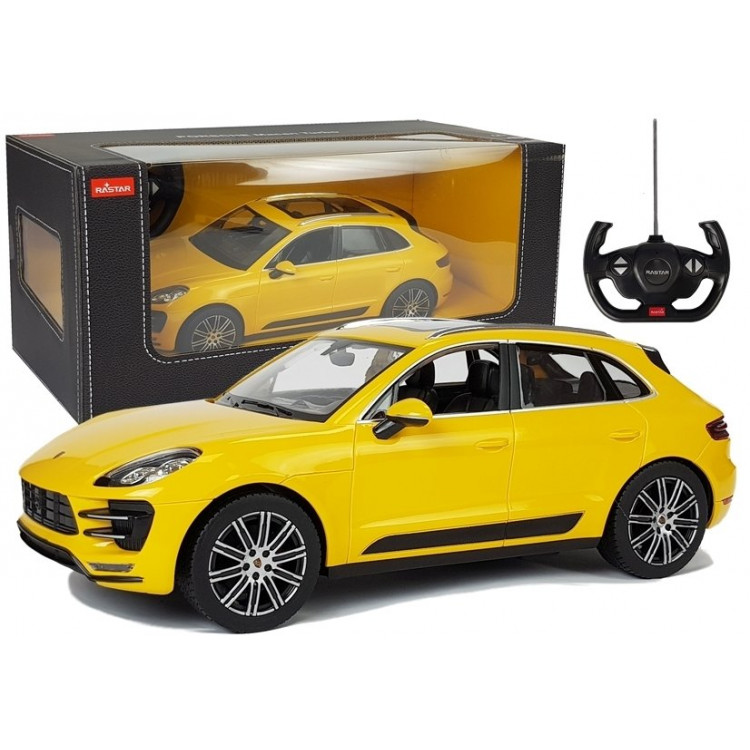 Porsche Macan Rastar 1:14 RC - žlté